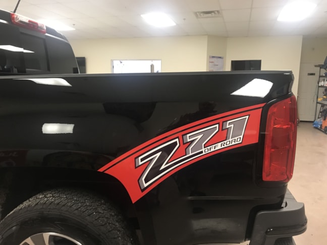 Partial Vehicle Wrap, decals