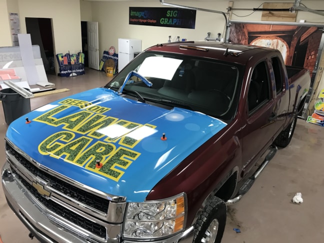 Full Vehicle Wrap for Beeson Lawn Care in Indianapolis, IN