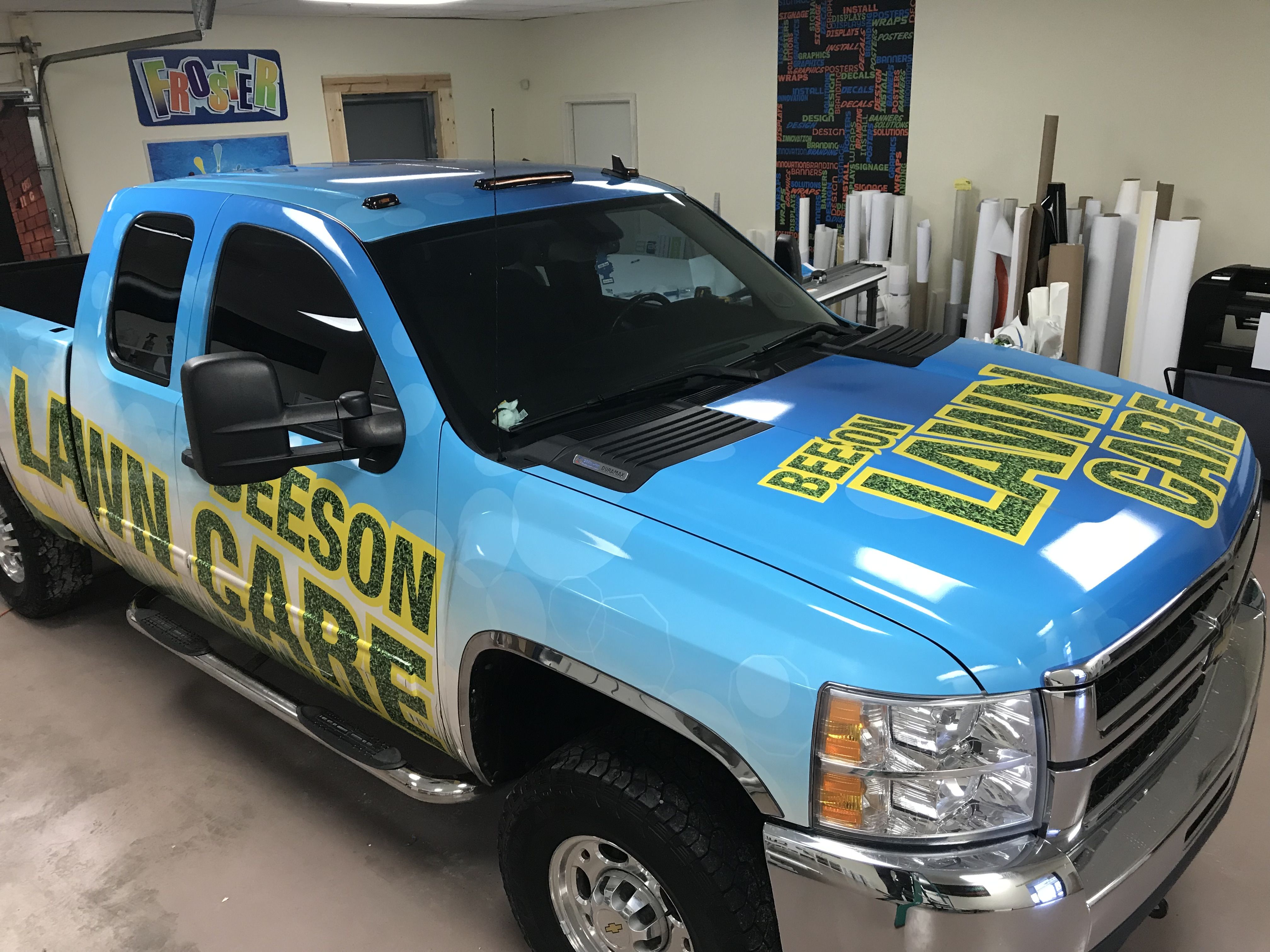 Full Vehicle Wrap for Beeson Lawn Care in Indianapolis, IN