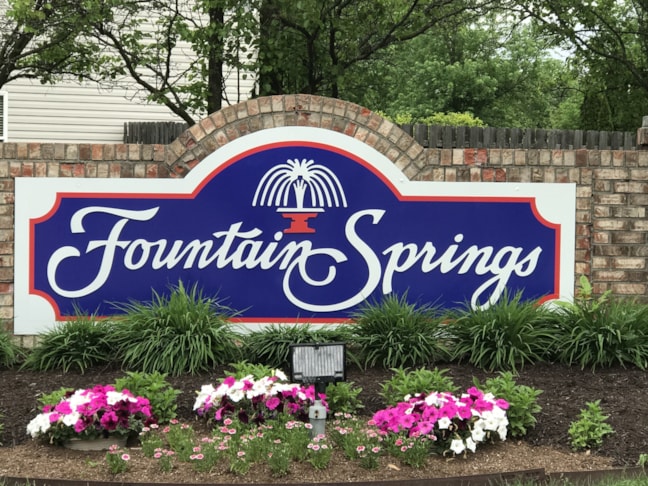 6mm dimensional Aluminum Subdivision Signs for Fountain Spring in Indianapolis,IN