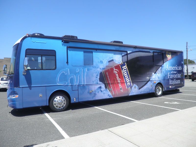 Bus Wrap Riunite Side