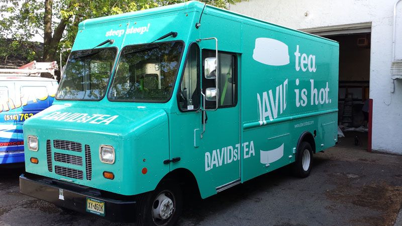 Food Truck Wrap Davids Tea