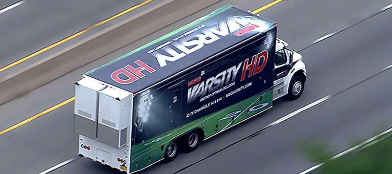 Truck wrap for MSG Varsity HD
