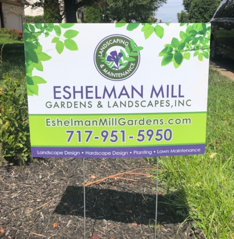 Eshelman Mill Gardens Yard Sign_149029