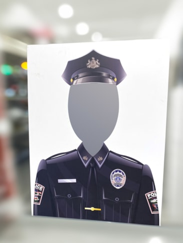 Police Uniform cutout board_24x32_1-sided print_146227
