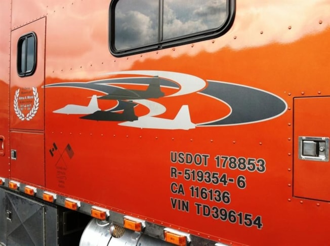 On the road again... with custom vehicle graphics!  (Custom vehicle graphics and cut vinyl lettering by Signs Now Cincinnati for Southern Pride Inc., Sanford, FL)