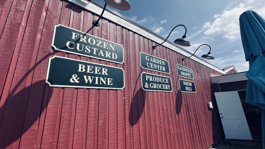 Newtown Farm Market Building Signage | Custom Signs & Signage | Agricultural and Landscaping Signs