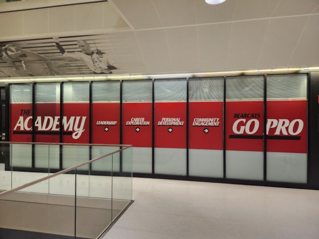 University of Cincinnati Window Graphics