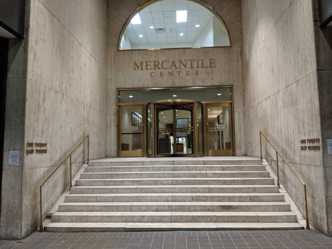 Mercantile Center Copper Sign | Metal Signs and Displays | Government & Public Office Signs