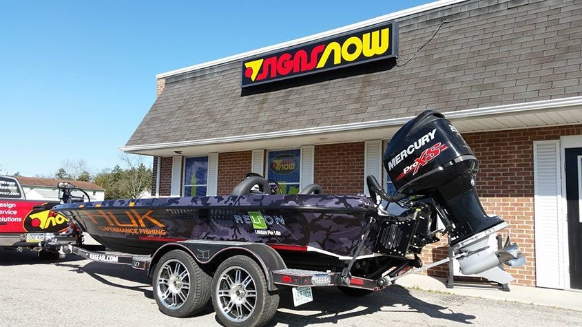 Designed, printed and installed by Signs Now Hanover.