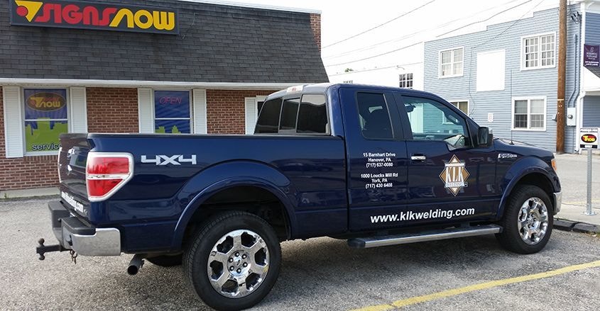 Designed and installed for KLK Welding of Hanover, PA.