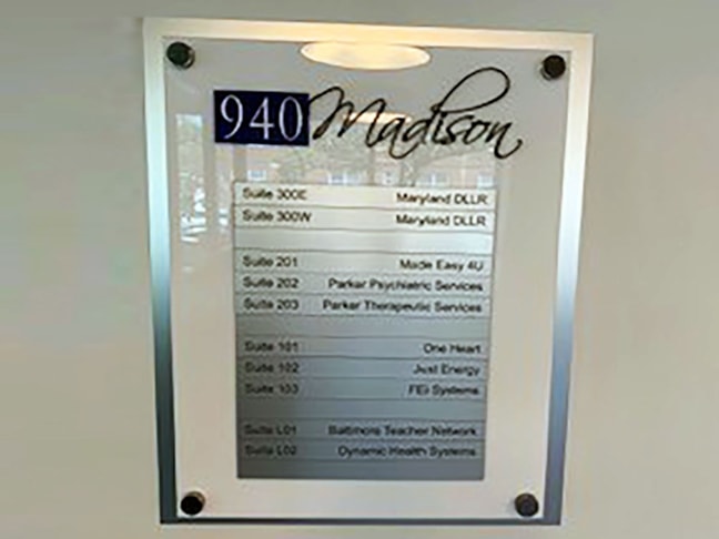Interior Signage & Indoor Signs | Property Management