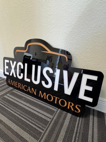 Illuminated Acrylic Sign