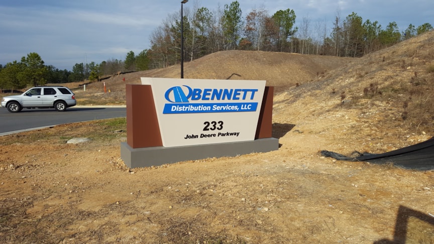 Metal Non-lighted with architectural aluminum cut logo and letters