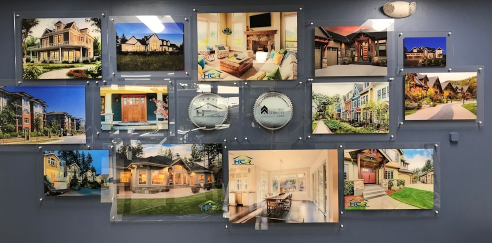 Wall-Mount Frames, collage