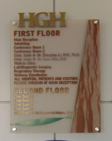 Directory and Wayfinding Signage