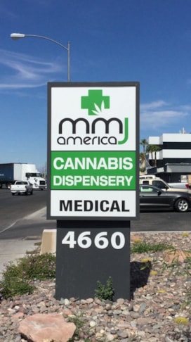 MMJ America Monument Sign