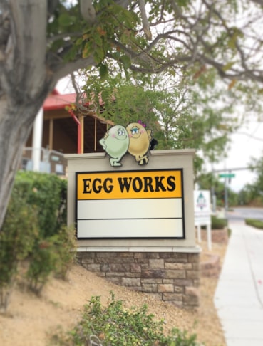 Egg Works Monument Sign 
