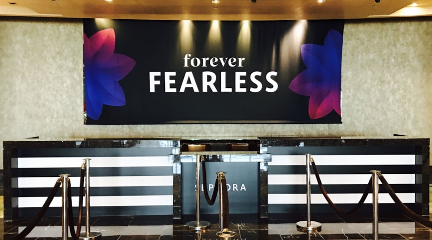 Interior Wall Banner Sephora Sales Event Cosmopolitan of Las Vegas