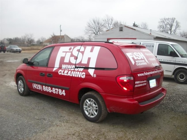 Windows printed on thru vision, Maumee, Ohio