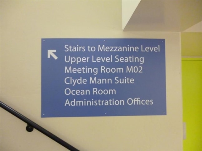 Directory and Wayfinding Signage