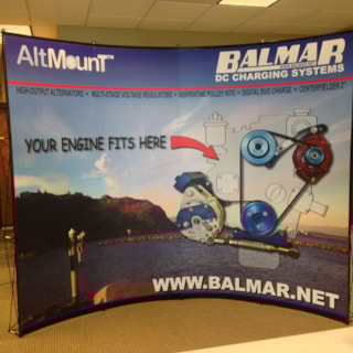 - Tradeshow Graphics - Pop-Up Tradeshow Display - Balmar - Arlington, WA