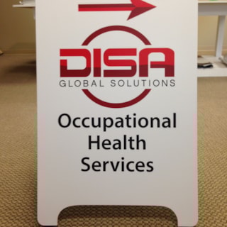 - Rigid Signage - A-Board - DISA, Inc. - Anacortes, WA