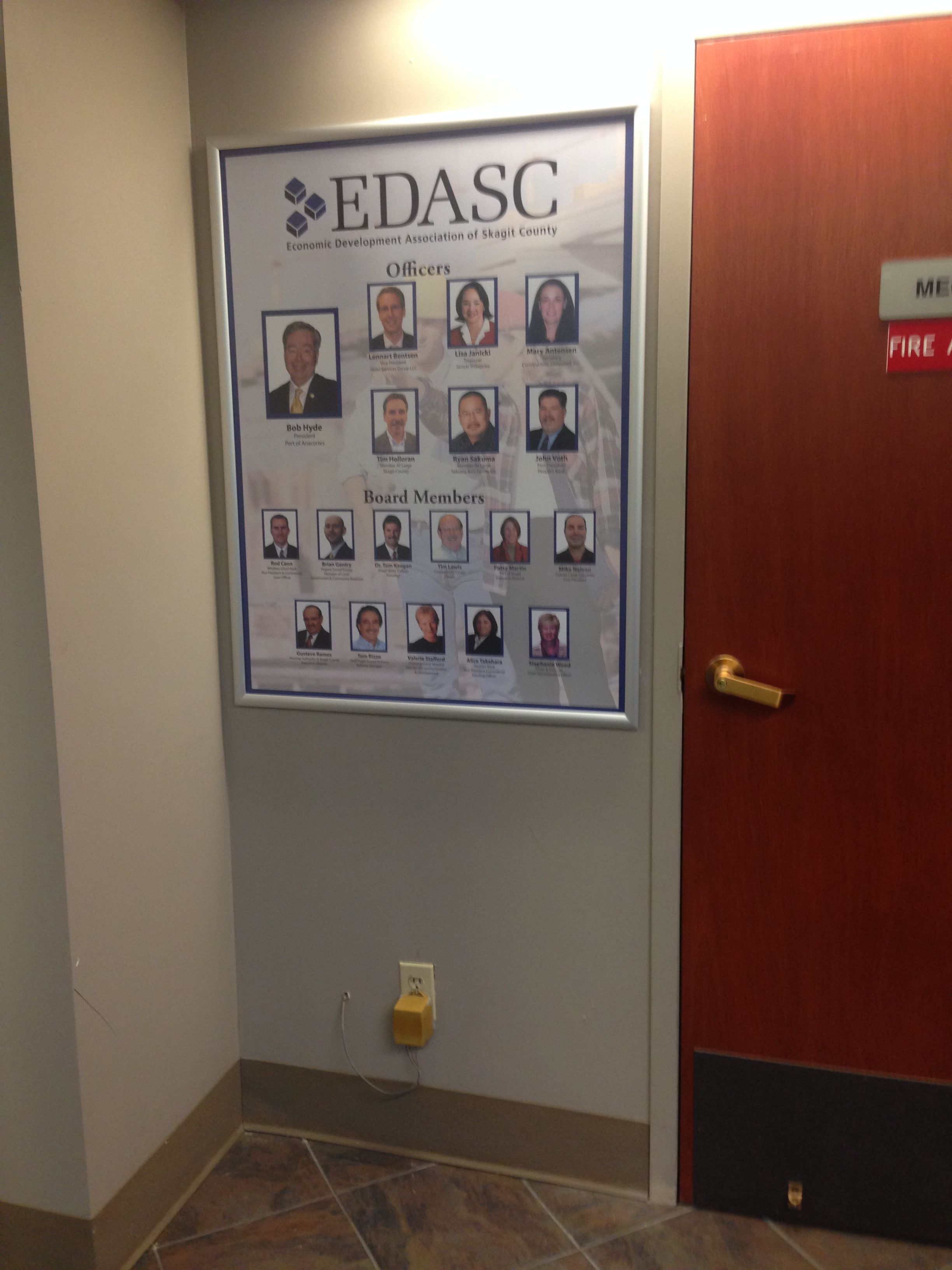  - Custom Frame - Snap Interchangeable Frame - Economic Development Association of Skagit County - Mount Vernon, WA