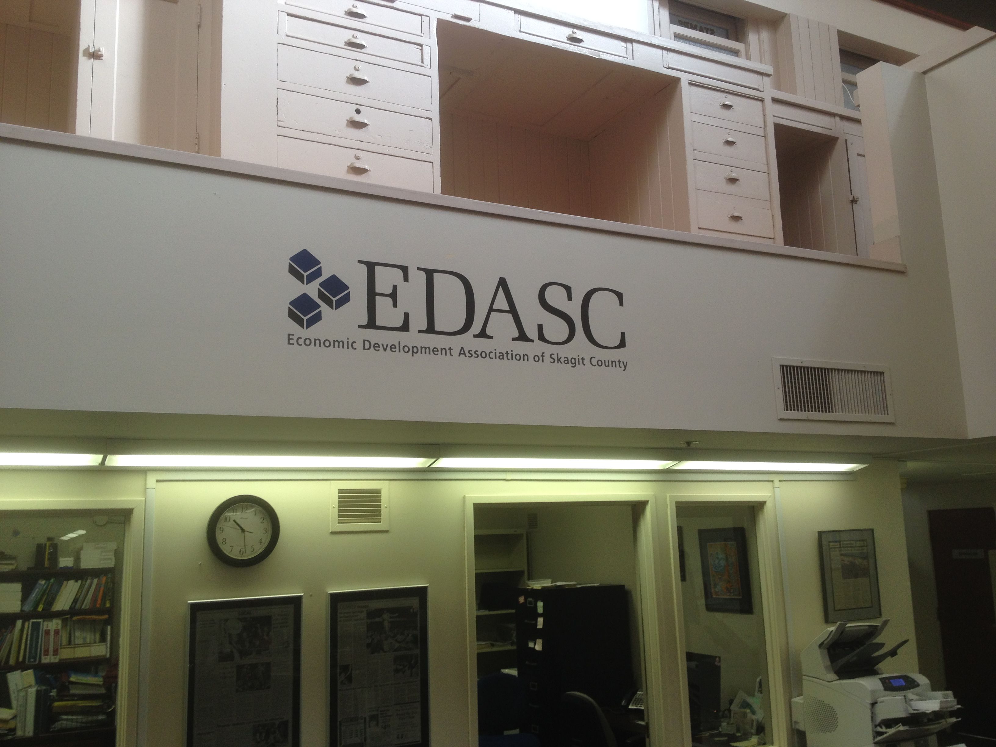  - Wall Graphics - Custom Vinyl Lettering & Graphics - Economical Development Association of Skagit County - Mount Vernon, WA