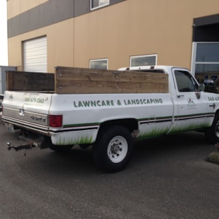 - Vehicle Graphics - Custom Partial Wrap - Evergreen Landscaping - Oak Harbor, WA