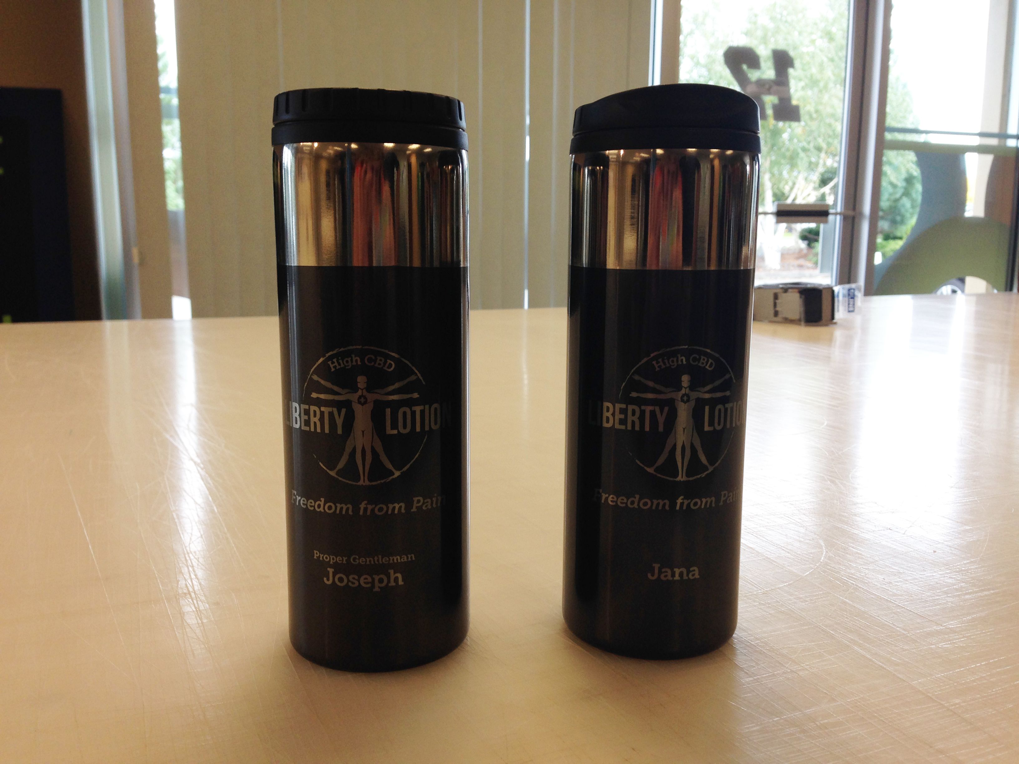  - Advertising Specialties - Promotional Engraved Mugs - Liberty Lotion