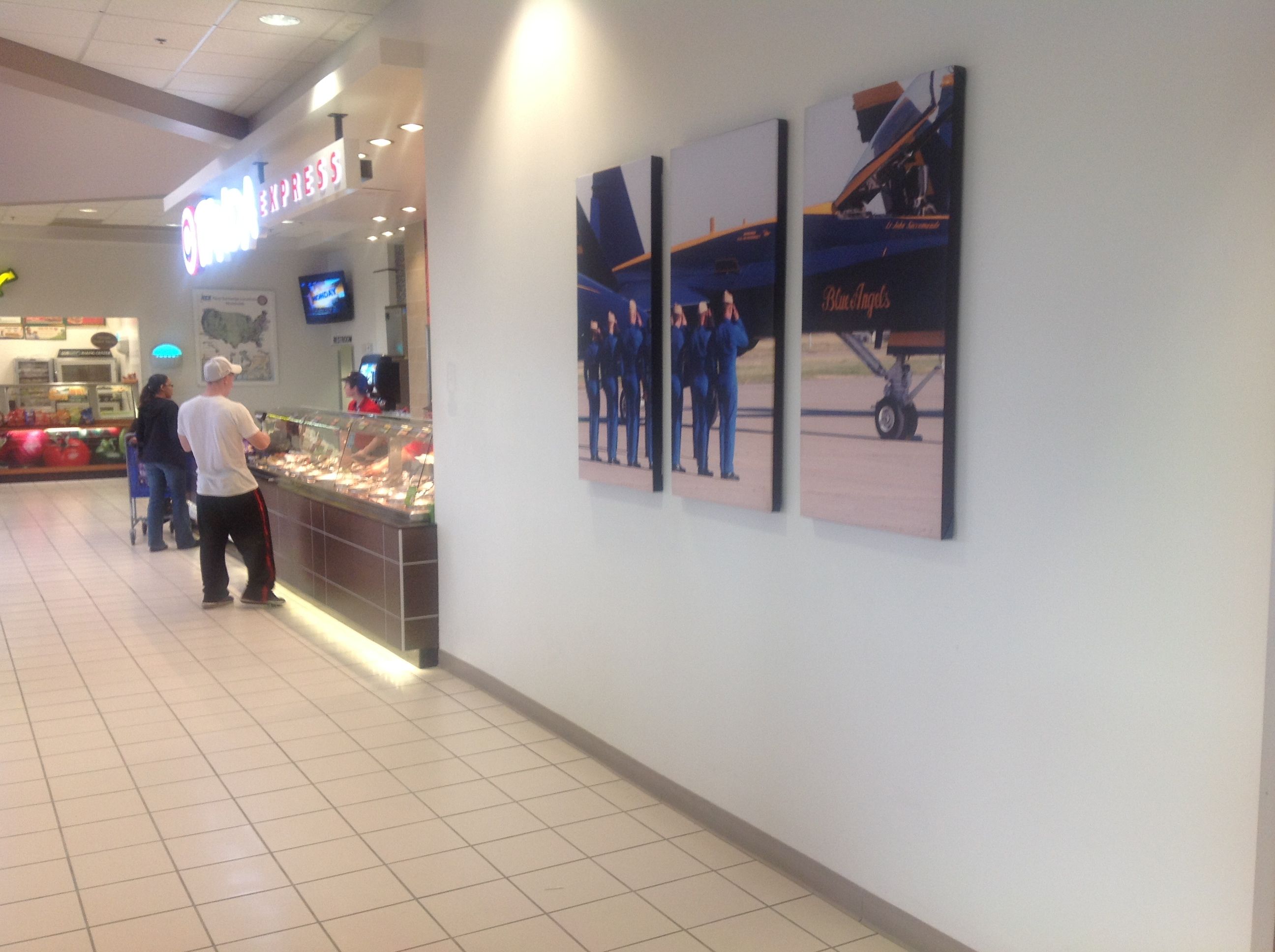  - Soft Signage - Canvas - Navy Exchange Lemoore - Lemoore, California