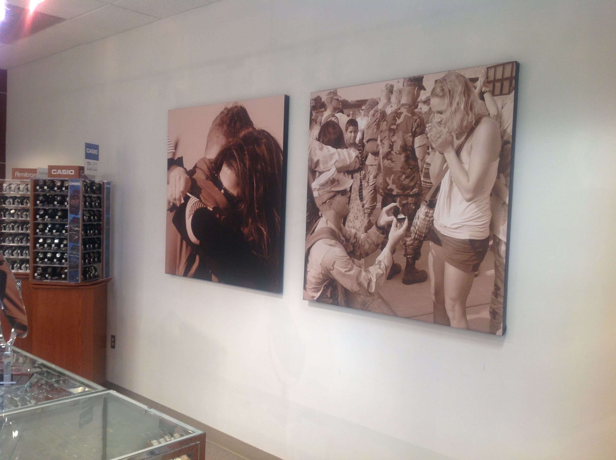  - Soft Signage - Canvas - Navy Exchange Lemoore - Lemoore, California