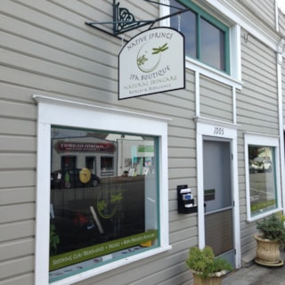 - Window Graphics & Bracket Sign - Native Springs - Anacortes, Wa