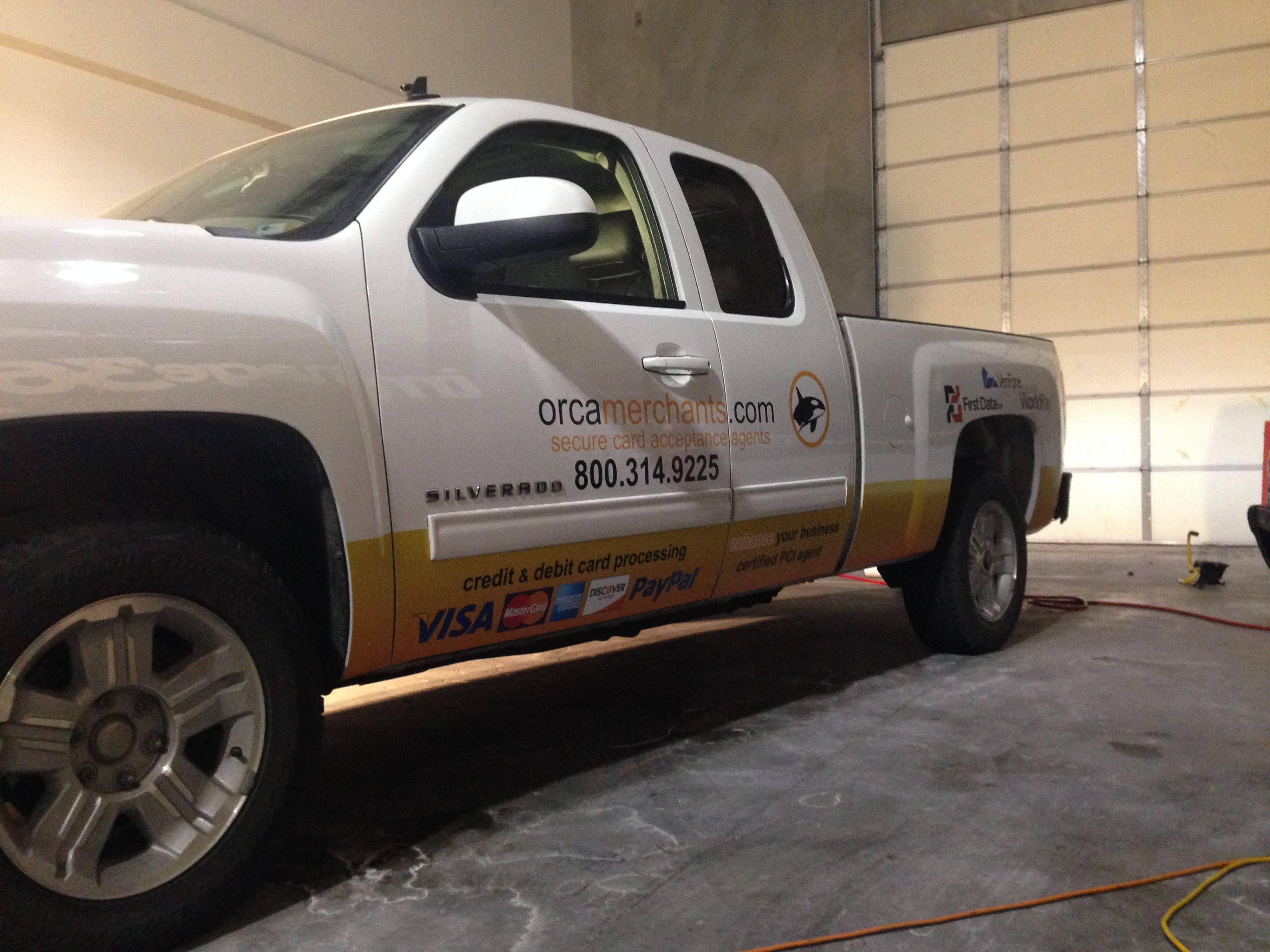  - Vehicle Graphics - Partial Vehicle Wrap - OrcaMerchants - Anacortes, Wa