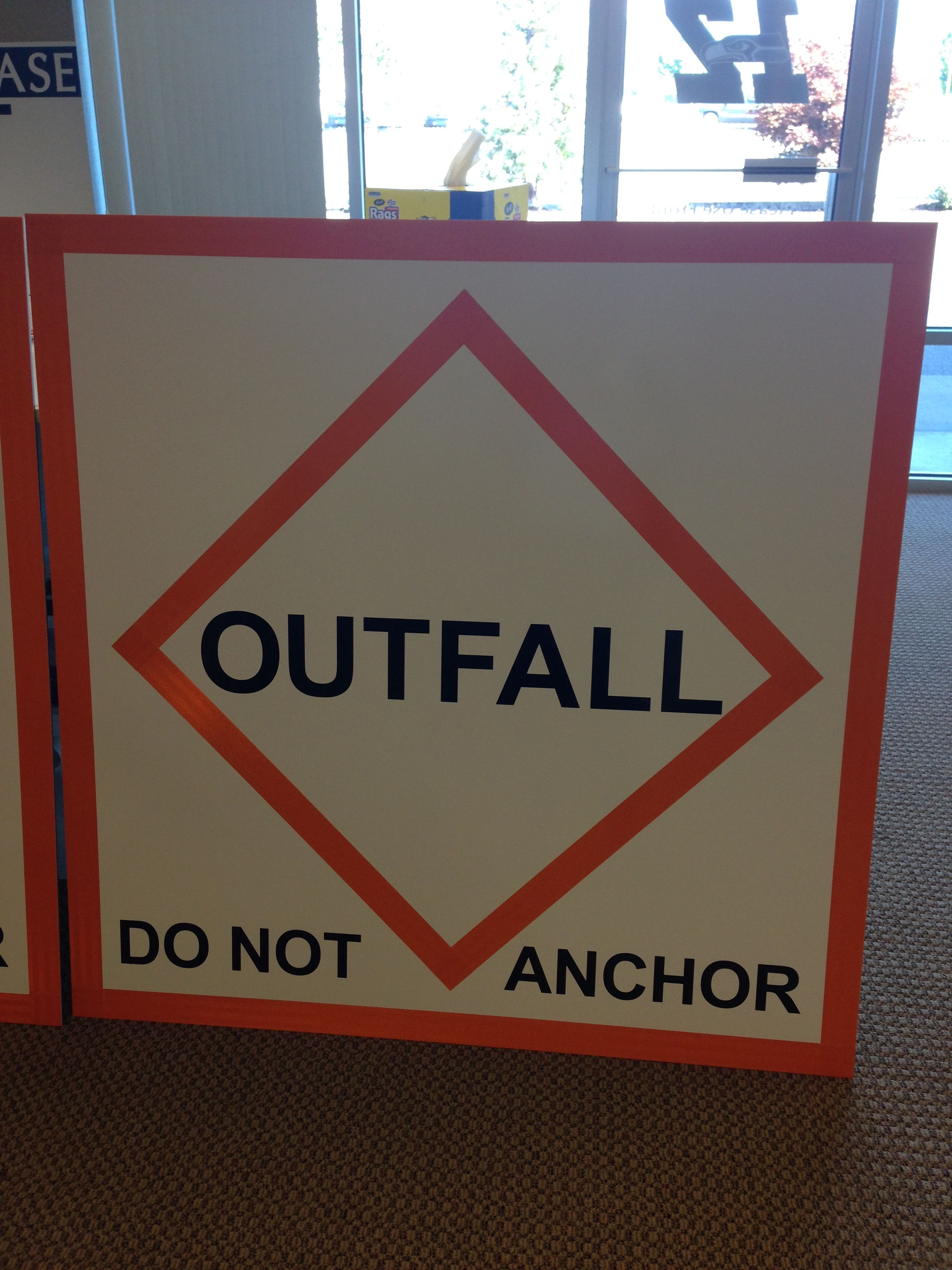  - Traffic & Safety Signage - Coast Guard Signage - Culbertson Marine Construction - Anacortes, WA