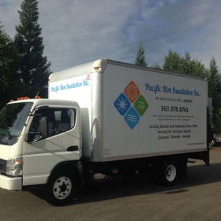 - Vehicle Graphics - Ready-To-Apply Graphics - Pacific Rim Insulation Inc. - San Jaun Islands, WA