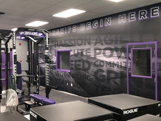 School Athletic Facility Signage