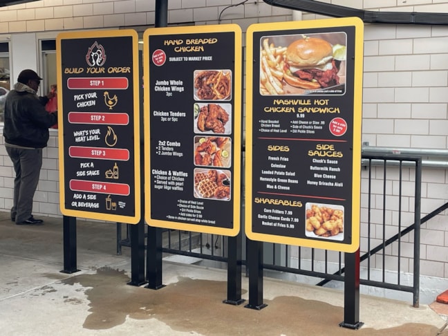 Menu Signs & Price List Signage | Restaurants & Foodservice