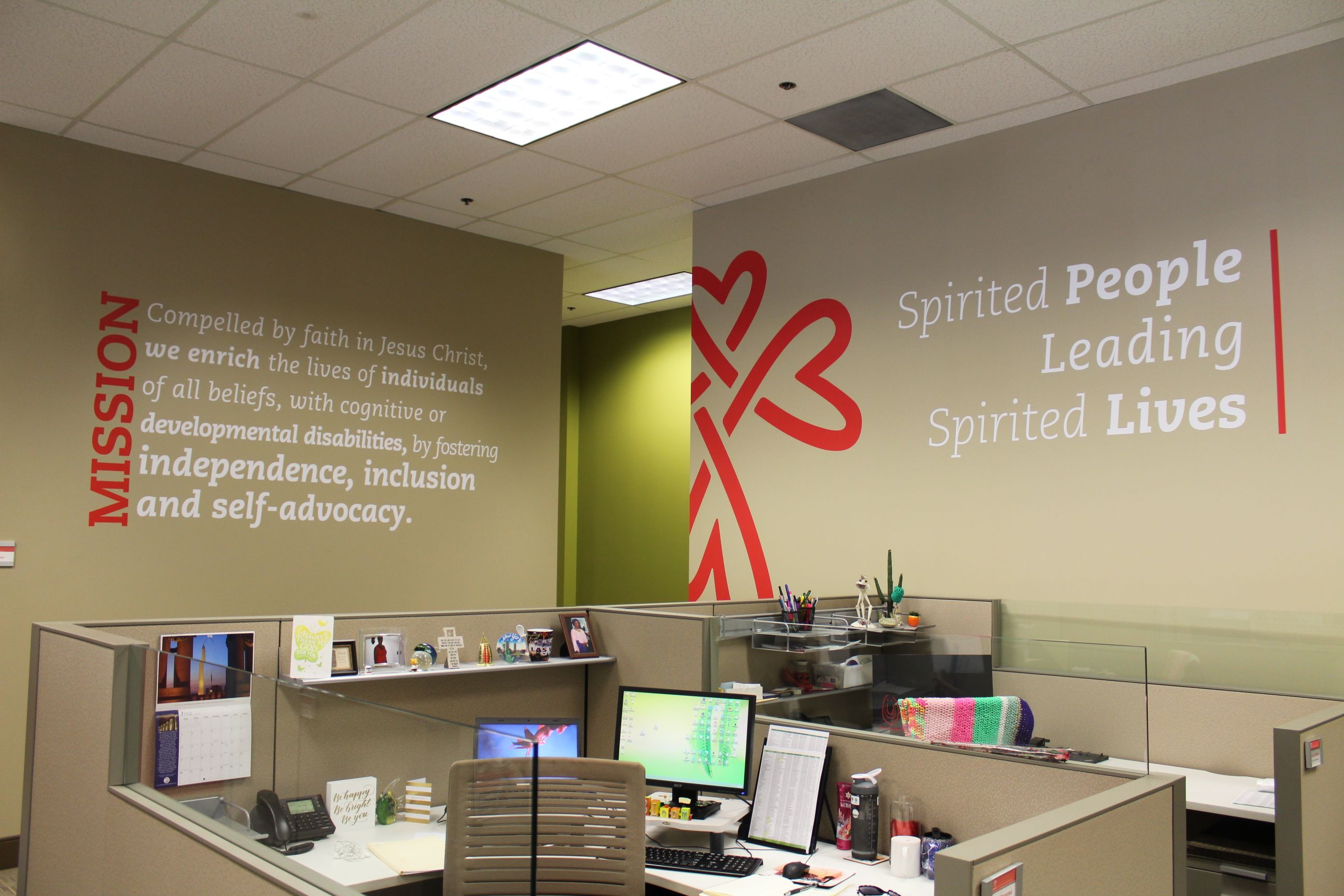 Applied Wall Vinyl Graphics Emmaus Homes St. Charles, MO