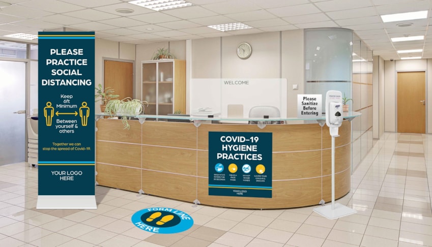 COVID19 Signs for Lobby