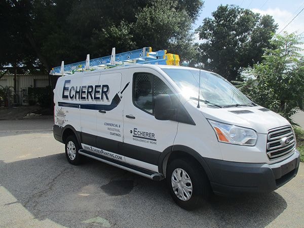 Echerer Painting Full Van Wrap