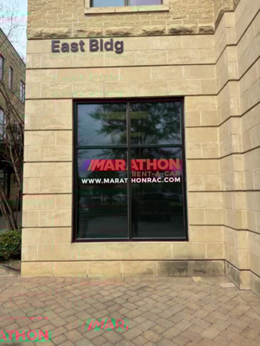 Marathon Rent-A-Car | Window Graphics