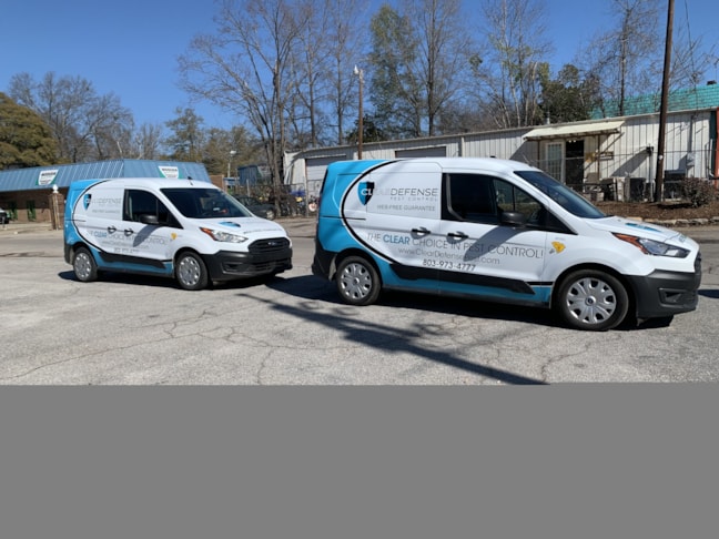 Clear Defense Pest Control Vehicle Wrap