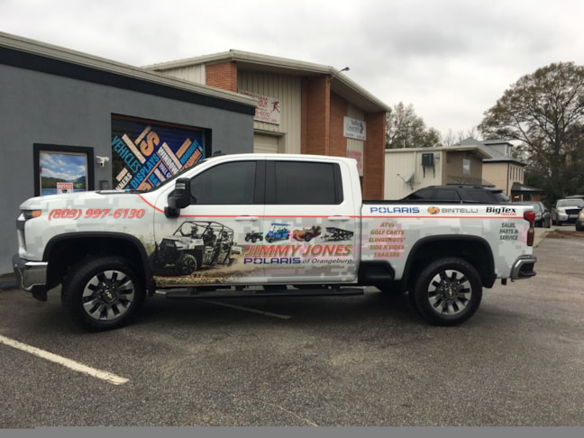 Jimmy Jones Polaris of Orangeburg Chevy Vehicle Wrap