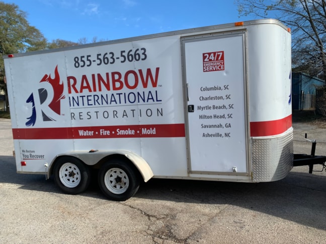 Rainbow International Trailer Wrap