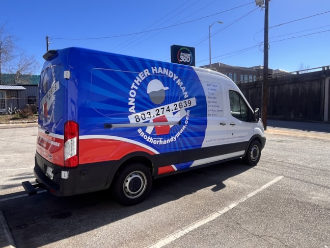 Another Handyman Partial Van Wrap