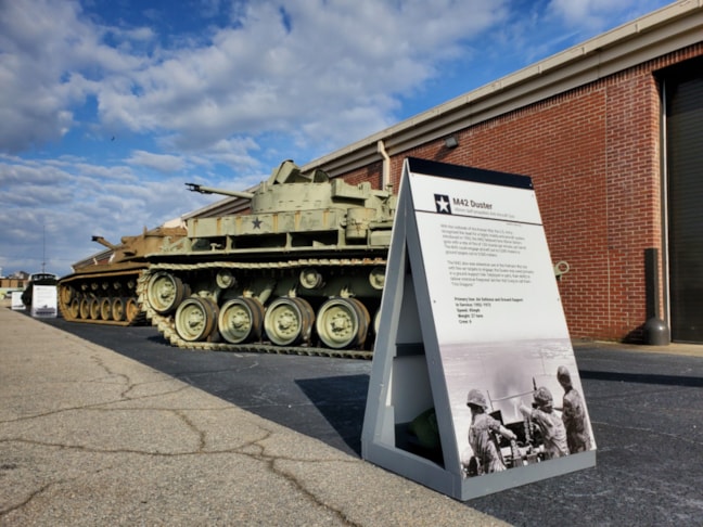 SC Military Museum Exhibit Sign