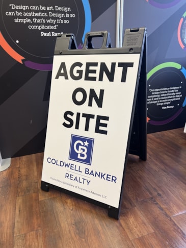 Coldwell Banker Realty A-Frame Sign