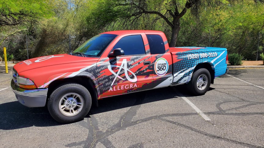 This is the new layout for a full vehicle wrap for one of our company vehicles.